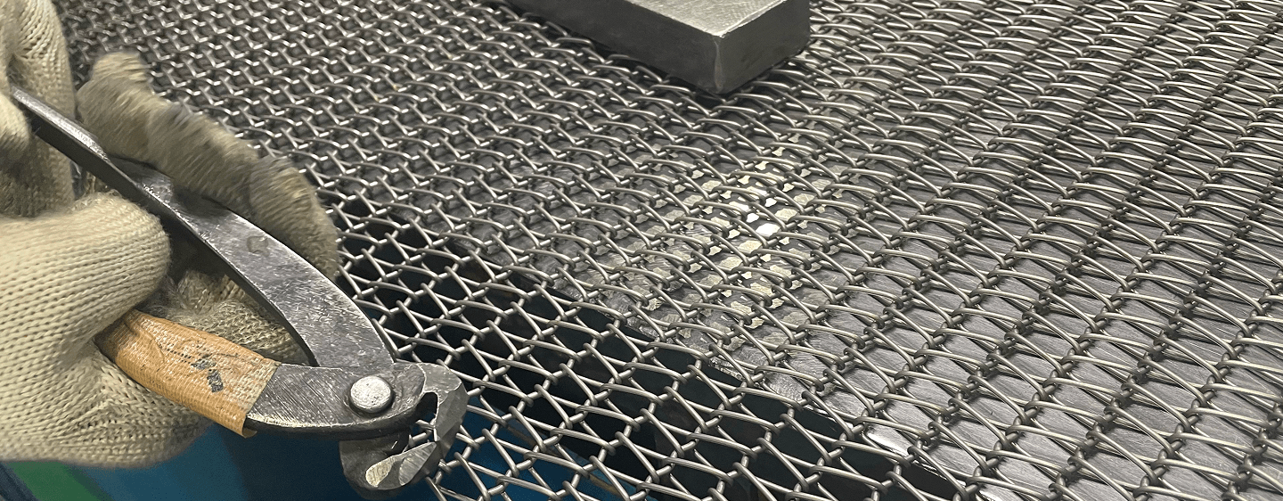 製品のメッシュベルト