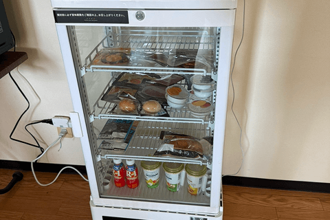 食堂の冷蔵庫 福利厚生のOFFICE DE YASAI（オフィスで野菜）